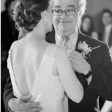Black and white father-daughter dance at Boston wedding, capturing love, emotion, and timeless elegance.