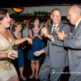 Guests dancing and celebrating at a joyful Spring House Hotel wedding reception on Block Island.
