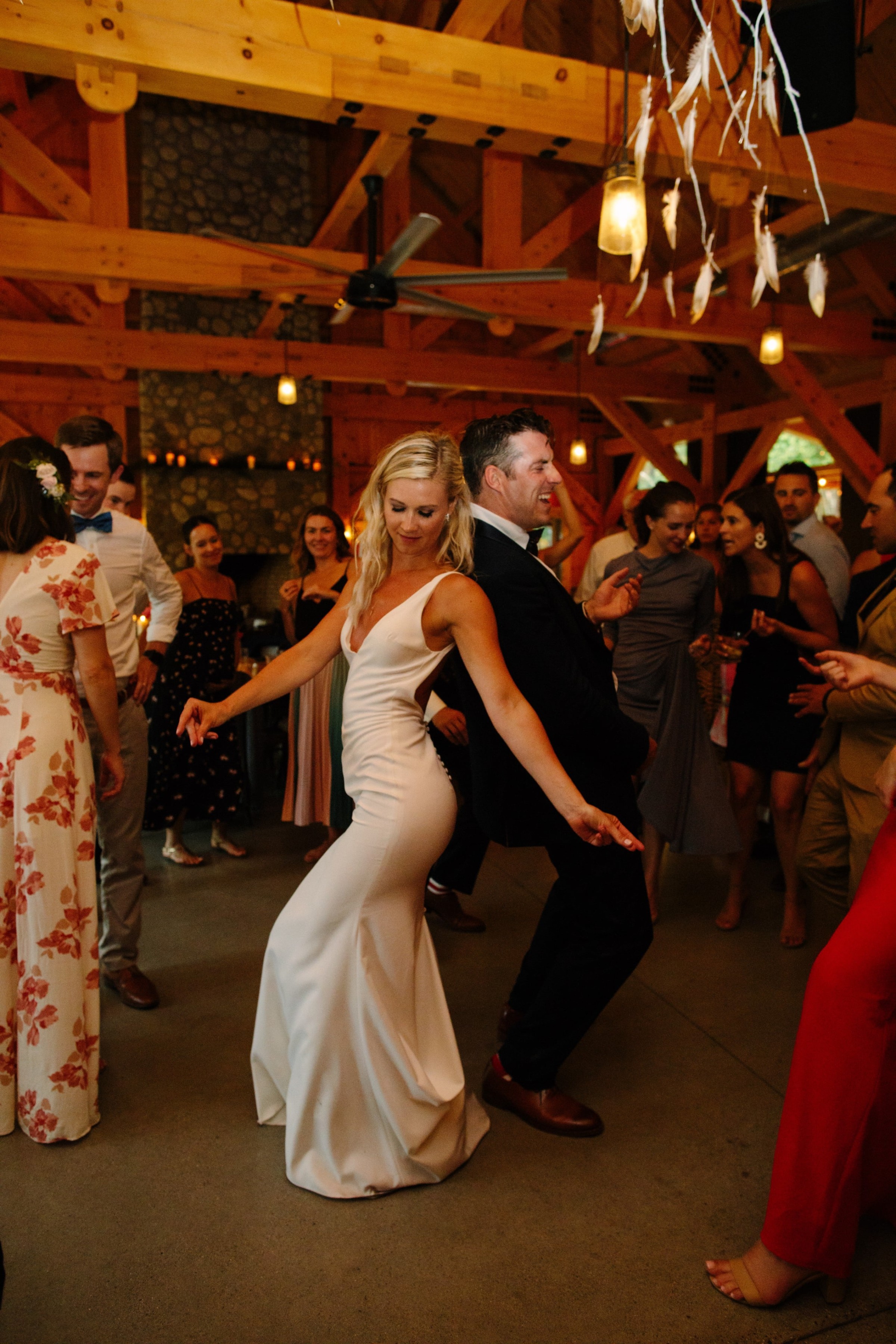 Mad River Barn Wedding - Bride Dancing