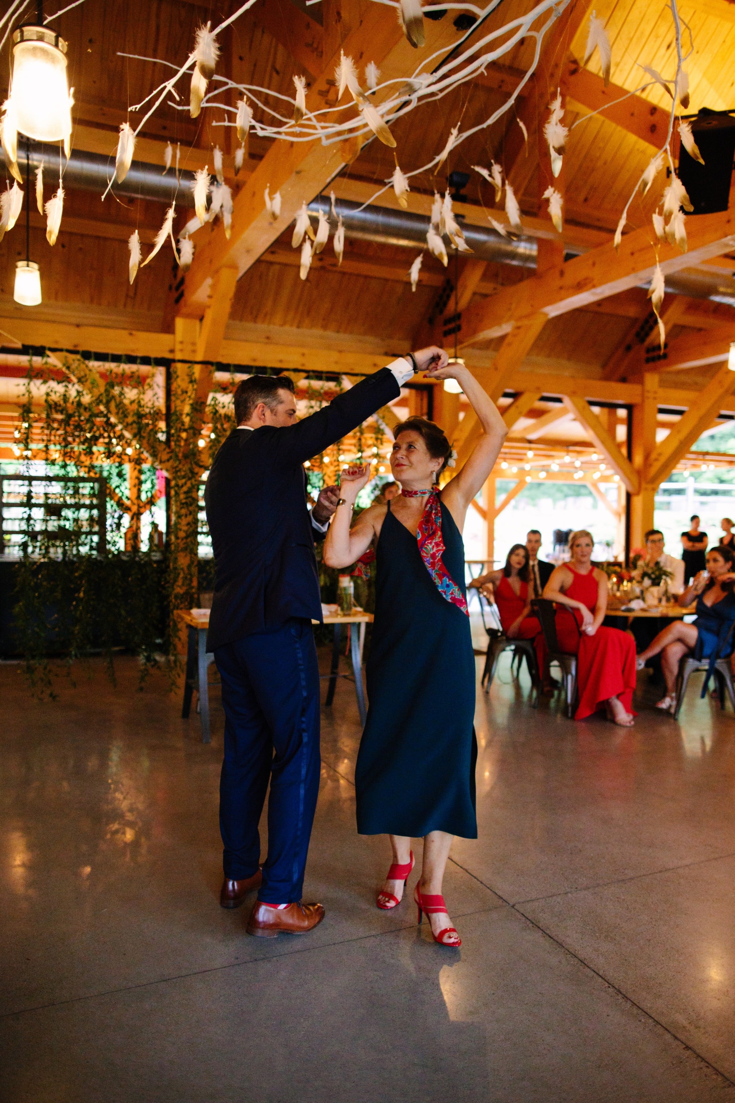 Mad River Barn Wedding - Couple Dancing