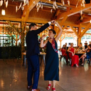 Mad River Barn Wedding - Couple Dancing