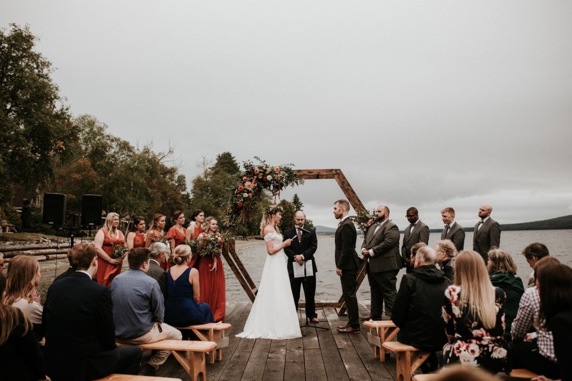 Bald Mountain Camps Wedding: Oquossoc, ME