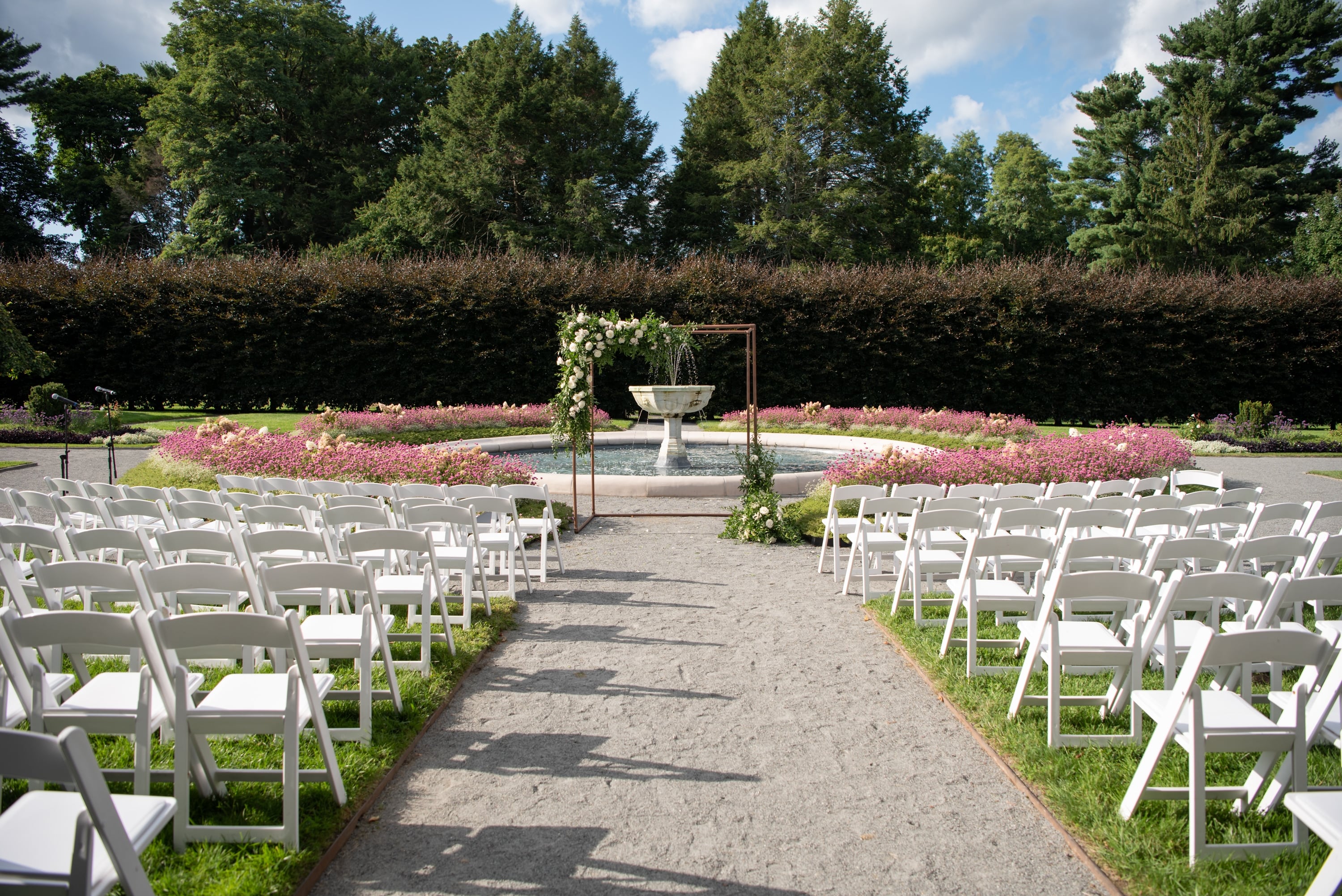 The Ceremony Site - Elm Bank Wedding