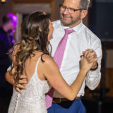 Bride and father share a heartfelt dance at Harrington Farm wedding in Princeton, Massachusetts.
